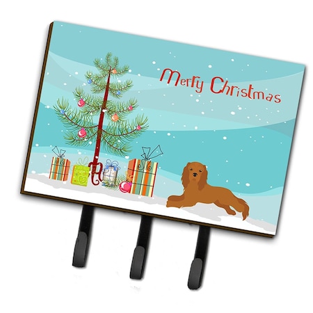 Carolines Treasures Ruby Cavalier King Charles Spaniel Christmas Tree Leash or Key Holder CK3495TH68